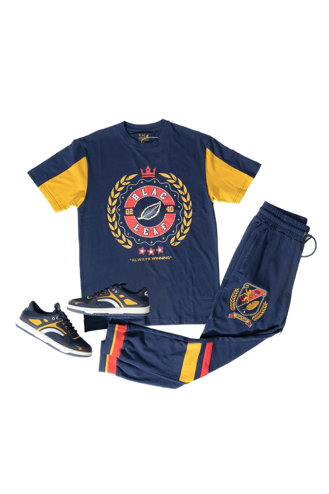 Always Winning Champs Shirt, Joggers and Sneaker Combo