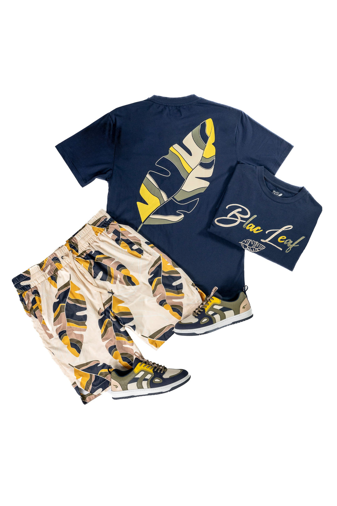 Signature Script Shirt, Shorts and Sneaker Combo