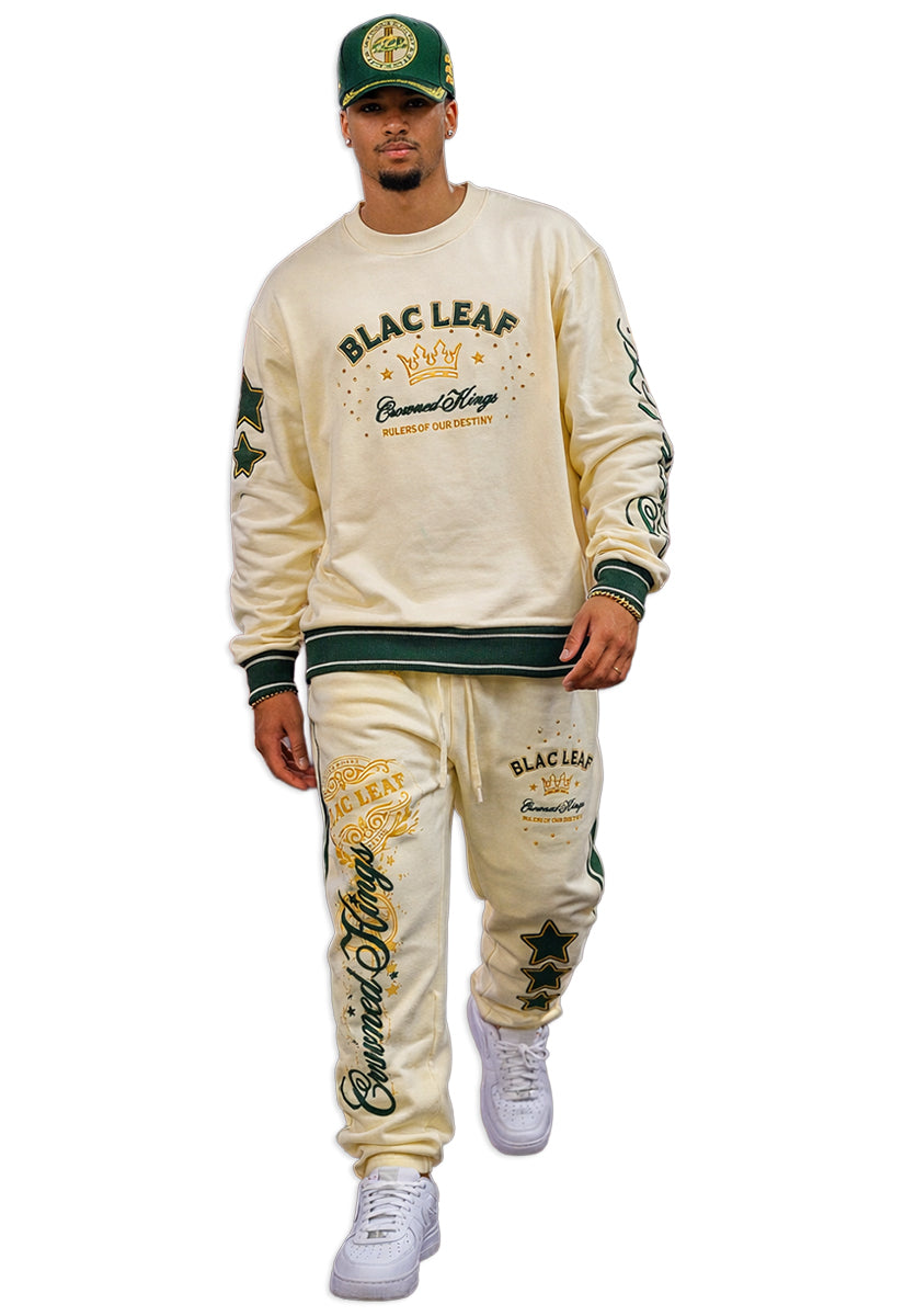 CROWNED KINGS JOGGER CREAM