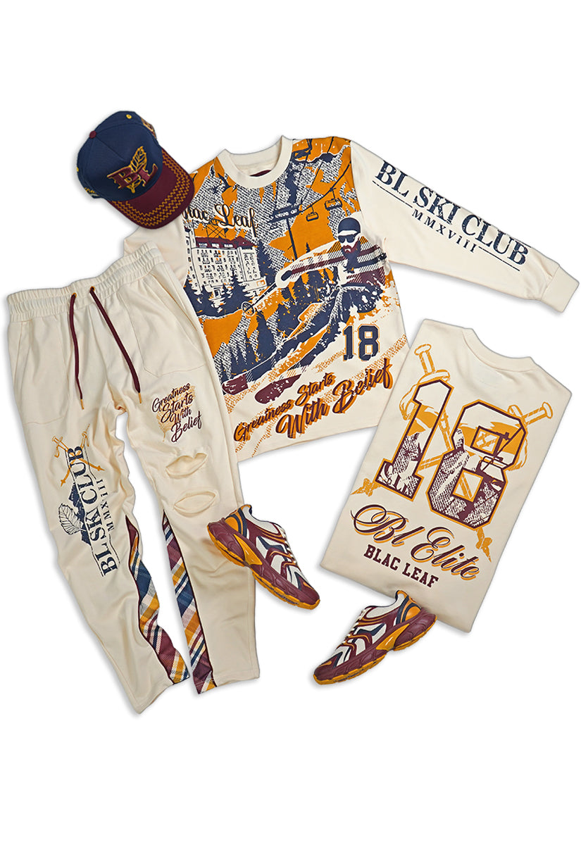BL Elite Crewneck, Sweat Pants, Trucker Hat and G7 Sneakers Bundle
