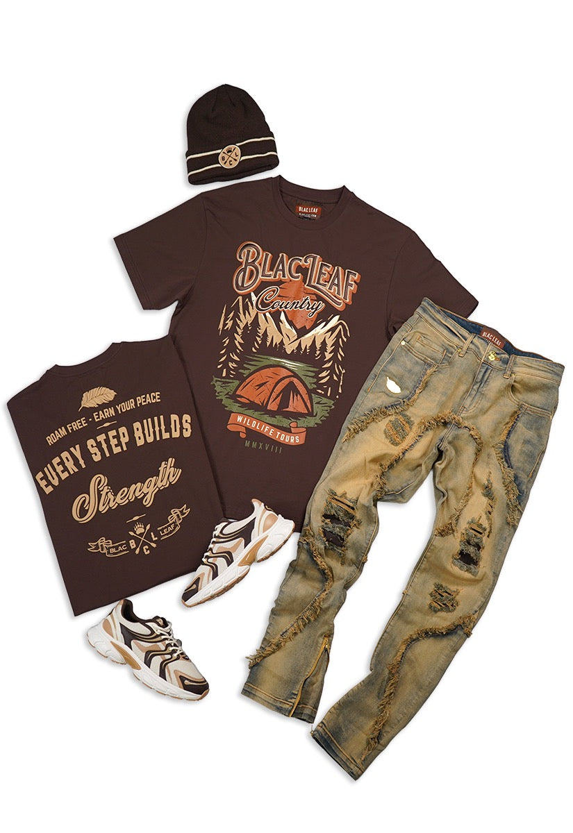 Copy of  Roam Free T-Shirt, Denim Jeans and Beanie Bundle