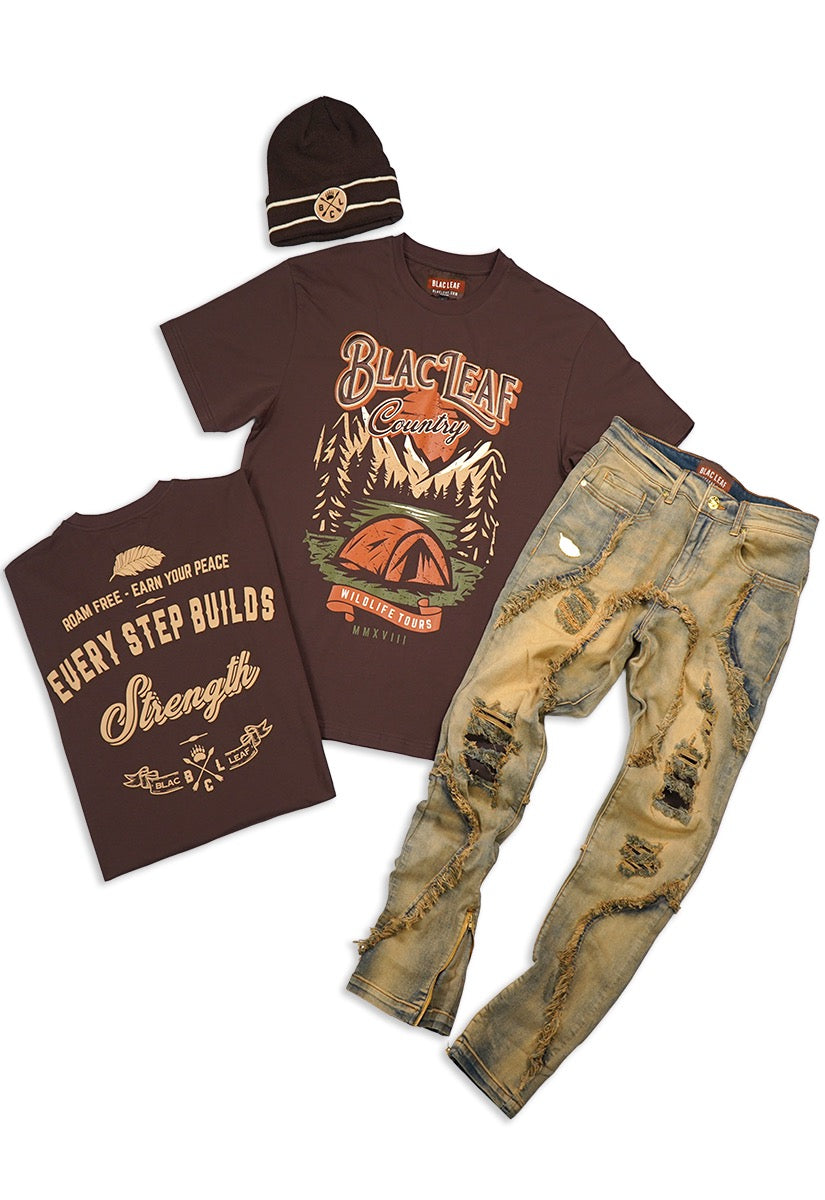 Copy of  Roam Free T-Shirt, Denim Jeans and Trucker Hat Bundle