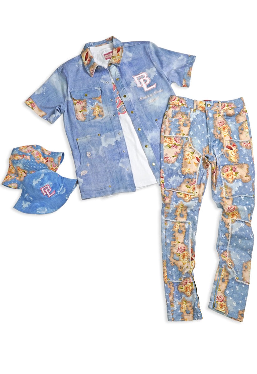 Copy of  Redefining Button Up, Twill Pants, and Trucker Hat Bundle