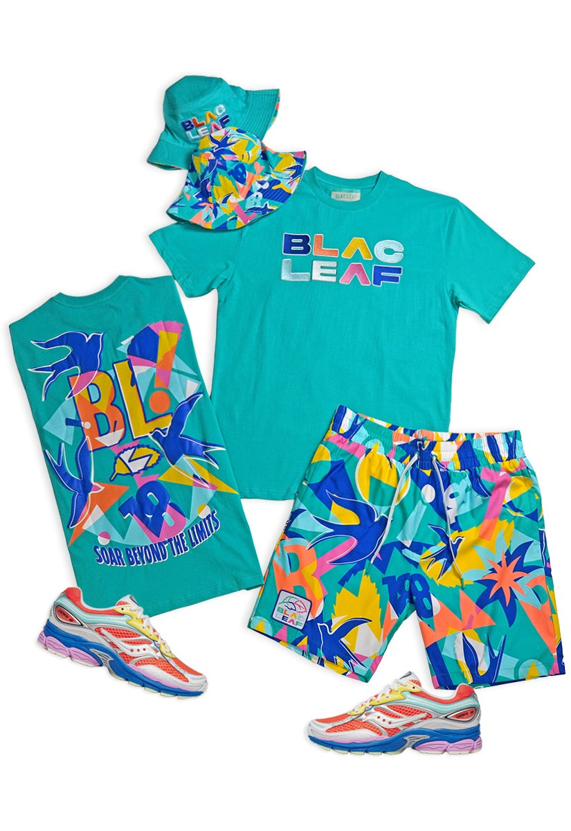 Copy of  Soar Beyond Limits T-Shirt, AOP Shorts and Bucket Hat Bundle