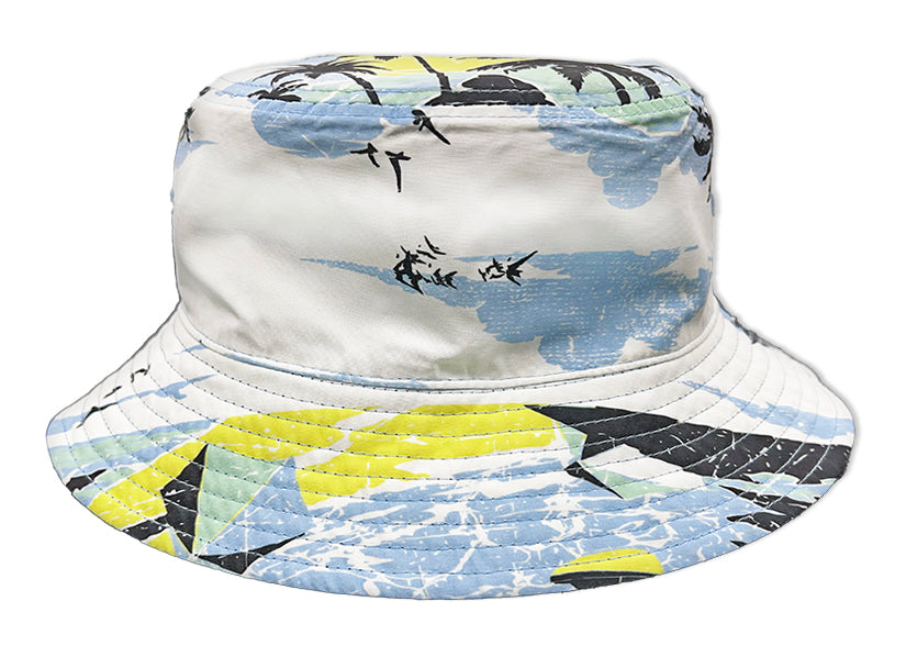Escape To Paradise Reversible Bucket Hat