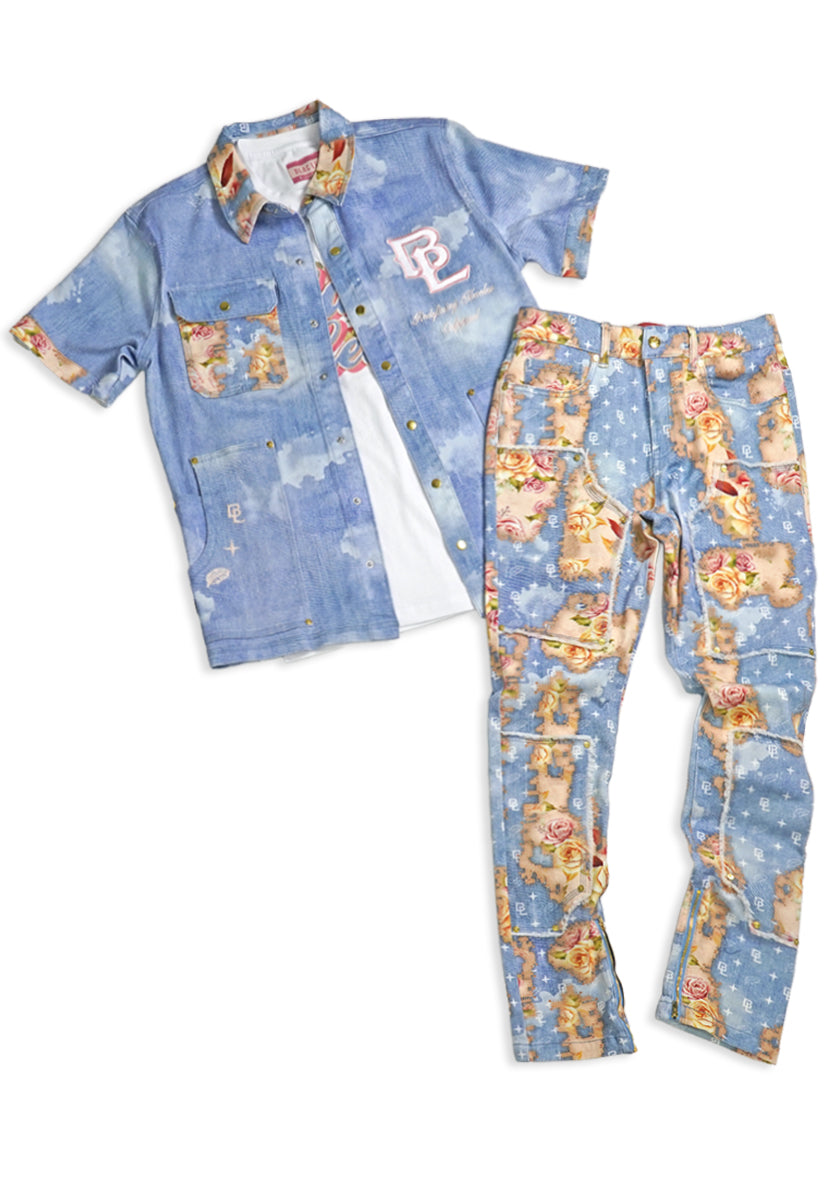 Redefining Button Up and Twill Pants Bundle