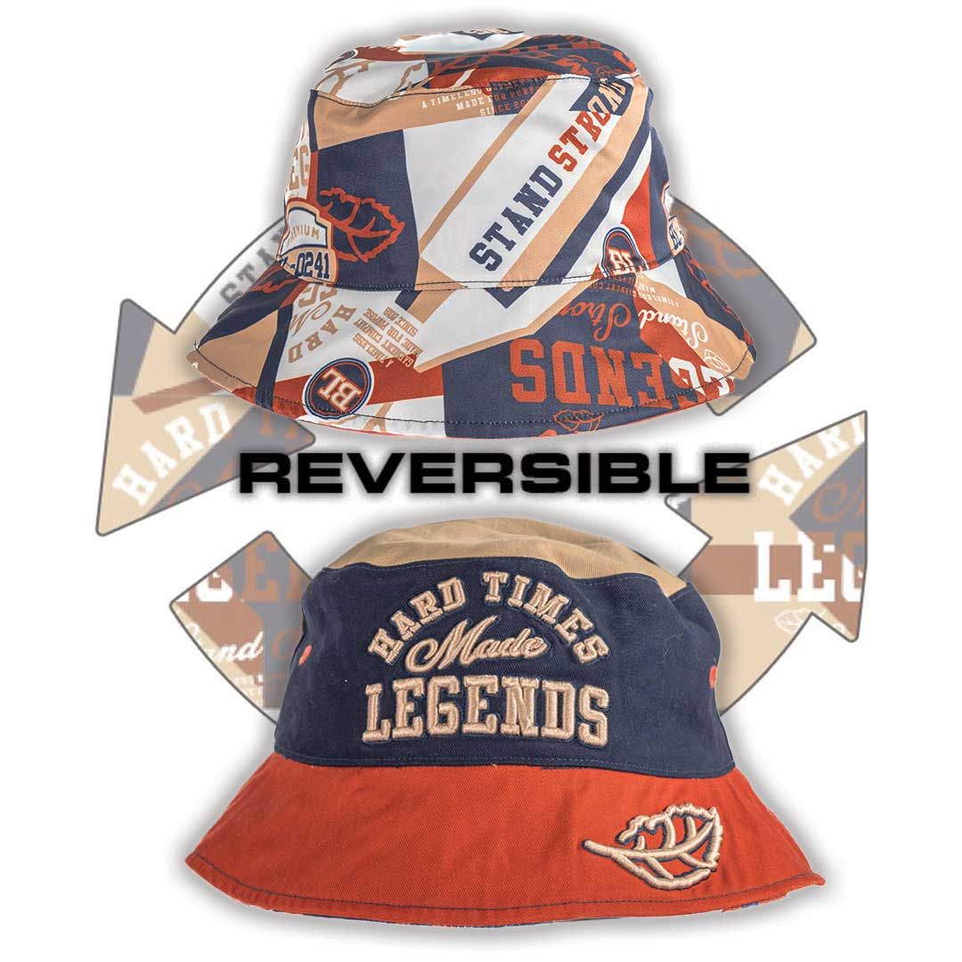 Stand Strong Reversible Bucket Hat | Blac Leaf